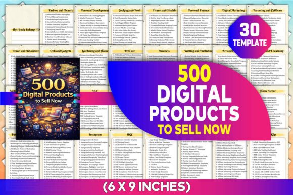 Download 500 Digital Products to Sell Now - Products Collection