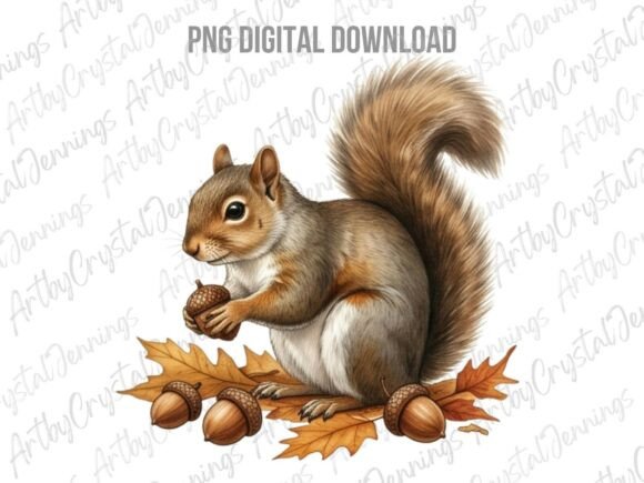 Download Cute Watercolor Squirrel Clipart PNG - Squirrel clipart Collection