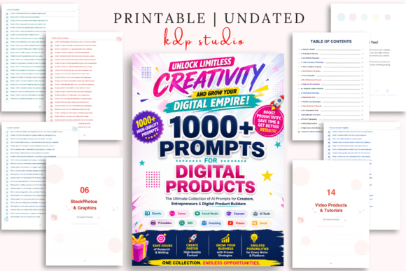 Download 1000 Prompts Digital Products - Products Collection