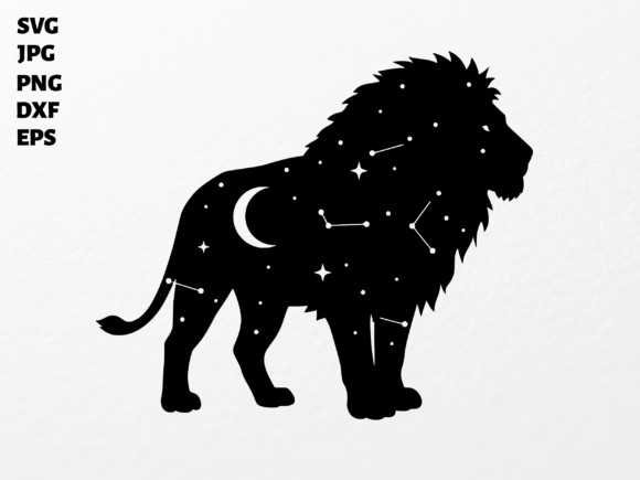 Download Space Lion SVG for Cricut - Lion svg for cricut Collection