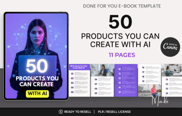 Download 50 Products You Can Create with AI - Products Collection