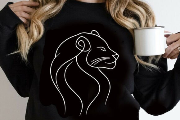 Download Lioness Head Black Silhouette SVG PNG, - Black Collection