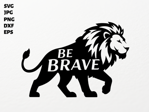 Download Brave Lion SVG for Cricut Sublimation - Lion svg for cricut Collection